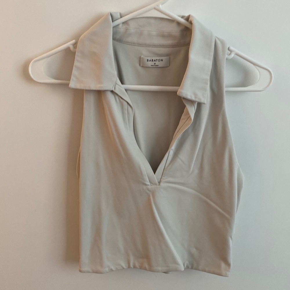 Aritzia Babaton Contour Polo Tank